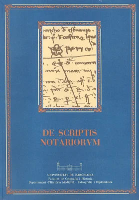 De Scriptis Notariorum De Scriptis Notariorum