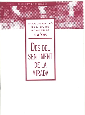 Des del sentiment de la mirada Des del sentiment de la mirada