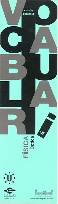 Vocabulari de Física. Òptica Vocabulari de Física. Òptica