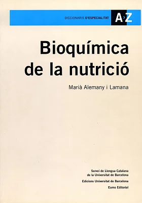 Bioquímica de la nutrició Bioquímica de la nutrició