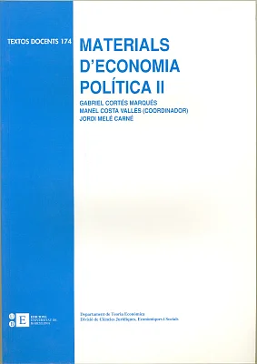 Materials d’economia política II Materials d’economia política II
