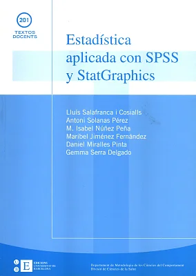 Estadística aplicada con SPSS y StatGraphics
