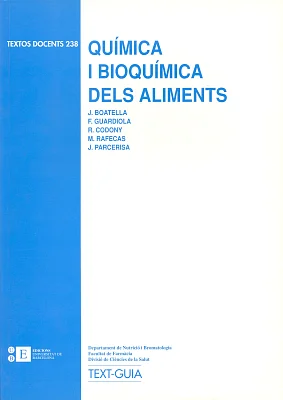 Química i bioquímica dels aliments Química i bioquímica dels aliments