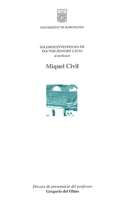 Honoris causa Miquel Civil Honoris causa Miquel Civil