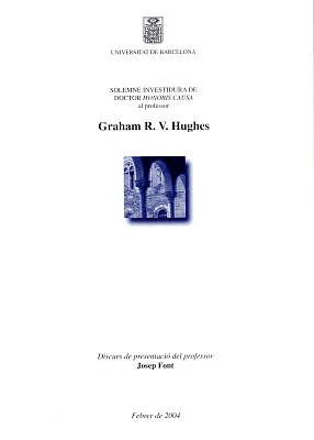 Honoris causa Graham R.V. Hughes Honoris causa Graham R.V. Hughes