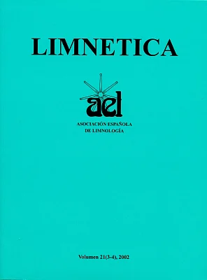 Limnetica volumen 21 (3-4). Revista de la Asociación Española de Limnología Limnetica volumen 21 (3-4). Revista de la Asociación Española de Limnología