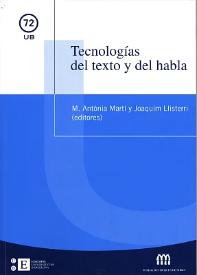Tecnologías del texto y del habla Tecnologías del texto y del habla
