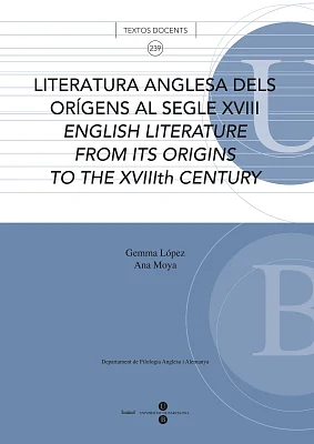 Literatura anglesa dels orígens al segle XVIII. English literatura from its origins to the XVIIIth century