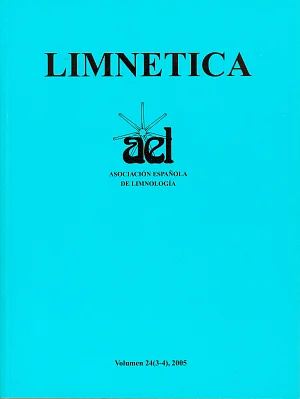 Limnetica volumen 24 (3-4). Revista de la Asociación Española de Limnología Limnetica volumen 24 (3-4). Revista de la Asociación Española de Limnología
