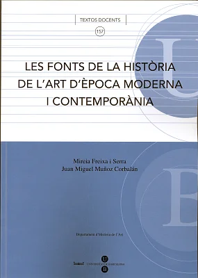 Fonts de la història de l’art d’epoca moderna i contemporània, Les