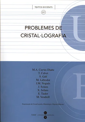 Problemes de cristal·lografia Problemes de cristal·lografia