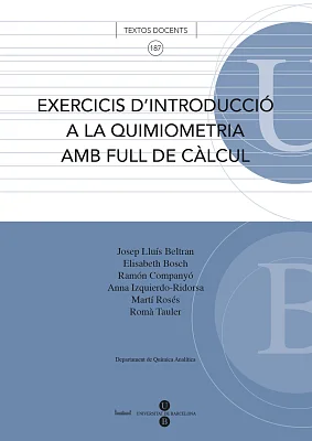 Exercicis d’Introducció a la quimiometria amb full de càlcul Exercicis d’Introducció a la quimiometria amb full de càlcul