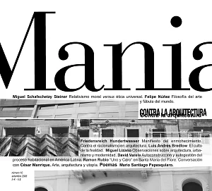 Mania. Revista de Pensamiento núm. 10 Mania. Revista de Pensamiento núm. 10