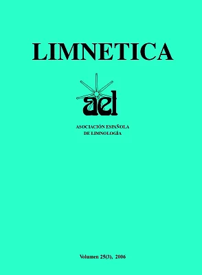 Limnetica volumen 25 (3). Revista de la Asociación Española de Limnología Limnetica volumen 25 (3). Revista de la Asociación Española de Limnología