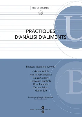 Pràctiques d’anàlisi d’aliments Pràctiques d’anàlisi d’aliments