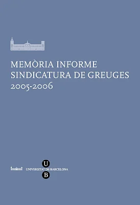 Memòria Informe Sindicatura de Greuges 2005-2006