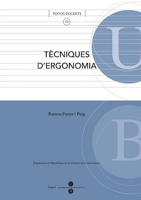 Tècniques d’Ergonomia Tècniques d’Ergonomia