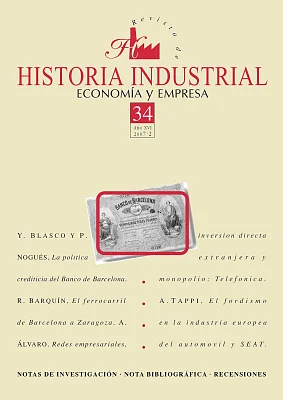 Revista de Historia Industrial núm. 34 Revista de Historia Industrial núm. 34