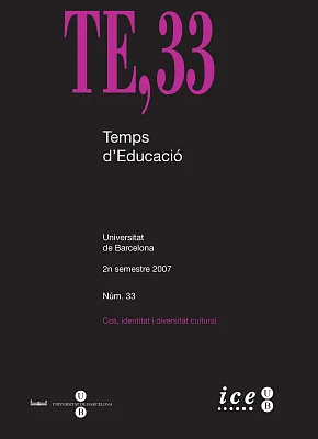 Temps d’Educació 33. Cos, identitat i diversitat cultural Temps d’Educació 33. Cos, identitat i diversitat cultural