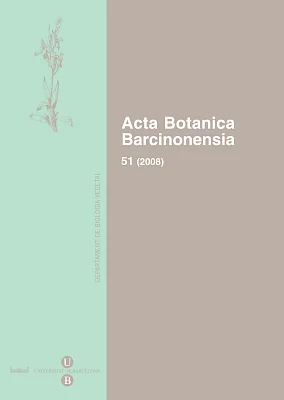 Acta Botanica Barcinonensia - 51 (2008) Revista Acta Botanica Barcinonensia - 51 (2008) Revista