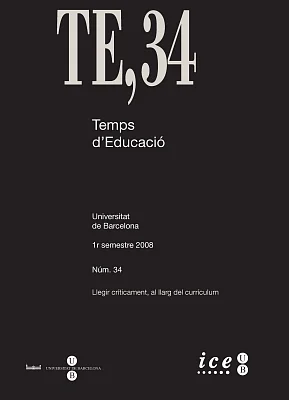 Temps d’Educació 34. Llegir críticament, al llarg del currículum Temps d’Educació 34. Llegir críticament, al llarg del currículum