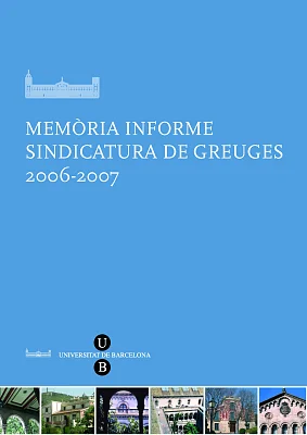 Memòria Informe Sindicatura de Greuges 2006-2007 (CD-ROM)