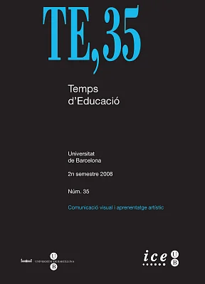 Temps d’Educació 35.Comunicació visual i aprenentatge artístic Temps d’Educació 35.Comunicació visual i aprenentatge artístic