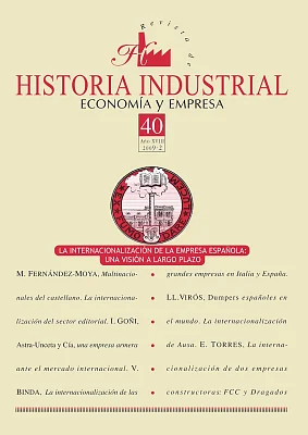 Revista de Historia Industrial núm. 40 Revista de Historia Industrial núm. 40