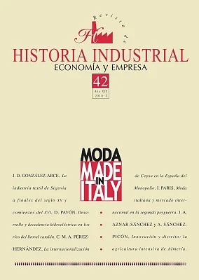 Revista de Historia Industrial núm. 42 Revista de Historia Industrial núm. 42