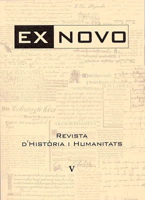 Ex Novo V. Revista d’Història i Humanitats Ex Novo V. Revista d’Història i Humanitats