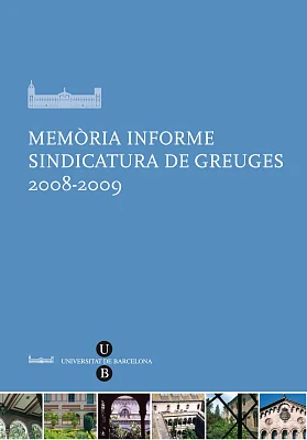 Memòria Informe Sindicatura de Greuges 2008-2009 (CD-ROM)