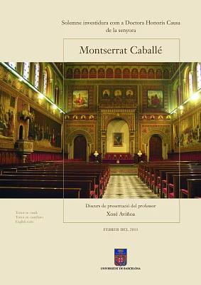 Honoris causa Montserrat Caballé Honoris causa Montserrat Caballé