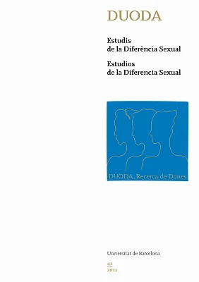 DUODA 41. Estudis de la Diferència Sexual - Estudios de la Diferencia Sexual