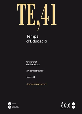 Temps d’Educació 41. Aprenentatge servei Temps d’Educació 41. Aprenentatge servei