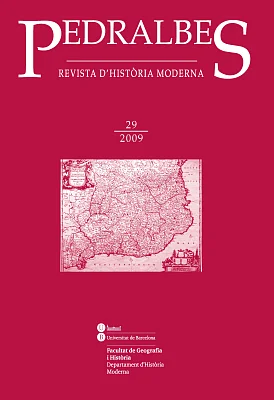 Pedralbes 29. Revista d’Història Moderna (2009) Pedralbes 29. Revista d’Història Moderna (2009)