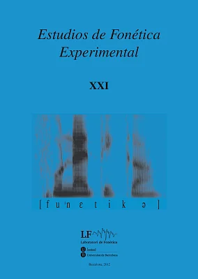 Estudios de Fonética Experimental XXI Estudios de Fonética Experimental XXI