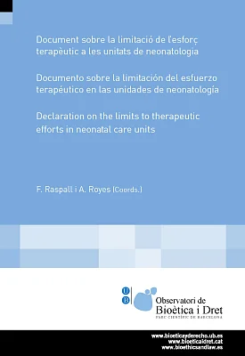 Limitació de l’esforç terapèutic a les unitats de neonatologia