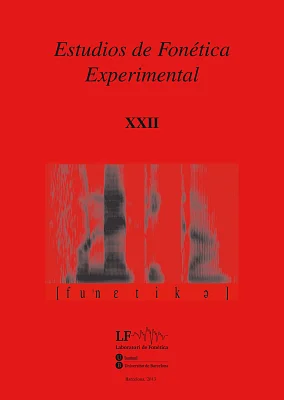 Estudios de Fonética Experimental XXII Estudios de Fonética Experimental XXII