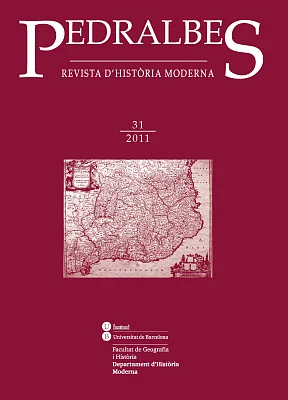 Pedralbes 31. Revista d’Història Moderna (2011) Pedralbes 31. Revista d’Història Moderna (2011)