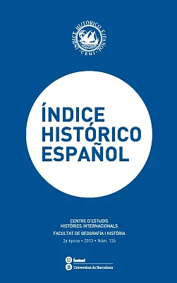 Índice Histórico Español - núm. 126 - 2a època Índice Histórico Español - núm. 126 - 2a època