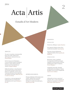Acta /Artis. Estudis d’Art Modern 2 Acta /Artis. Estudis d’Art Modern 2