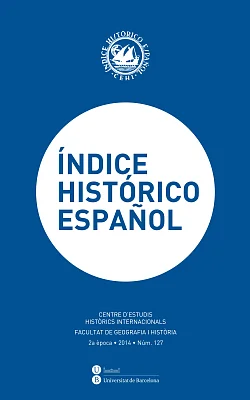 Índice Histórico Español - núm. 127 - 2a època Índice Histórico Español - núm. 127 - 2a època