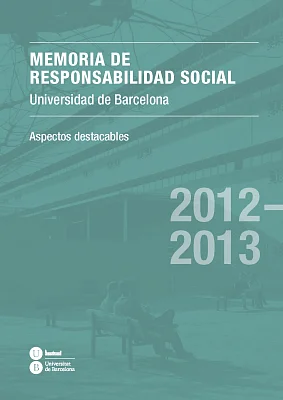 Memoria de responsabilidad social 2012-2013. Aspectos destacables (eBook) Memoria de responsabilidad social 2012-2013. Aspectos destacables (eBook)