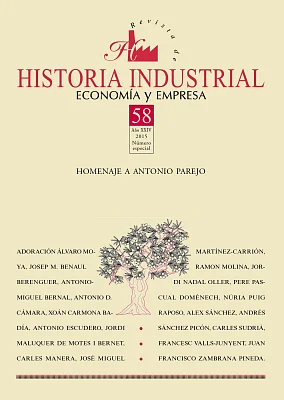 Revista de Historia Industrial núm. 58. Homenaje a Antonio Parejo Revista de Historia Industrial núm. 58. Homenaje a Antonio Parejo