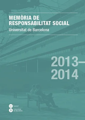 Memòria de responsabilitat social 2013-2014 (eBook) Memòria de responsabilitat social 2013-2014 (eBook)