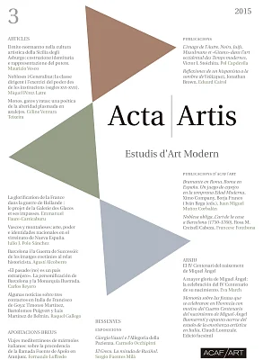Acta /Artis. Estudis d’Art Modern 3 (eBook) Acta /Artis. Estudis d’Art Modern 3 (eBook)