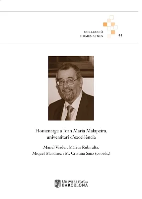Homenatge a Joan Maria Malapeira, universitari d’excel·lència Homenatge a Joan Maria Malapeira, universitari d’excel·lència