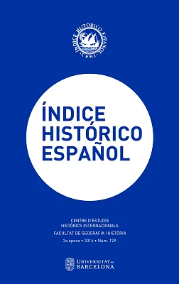 Índice Histórico Español - núm. 129 - 2a època Índice Histórico Español - núm. 129 - 2a època