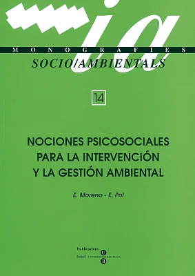 Nociones psicosociales para la intervención y la gestión ambiental (eBook) Nociones psicosociales para la intervención y la gestión ambiental (eBook)