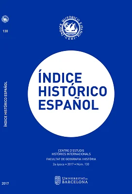 Índice Histórico Español - núm. 130 - 2a època Índice Histórico Español - núm. 130 - 2a època